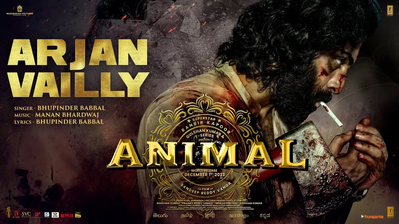 “arjan vailly latest song”-animal -2023