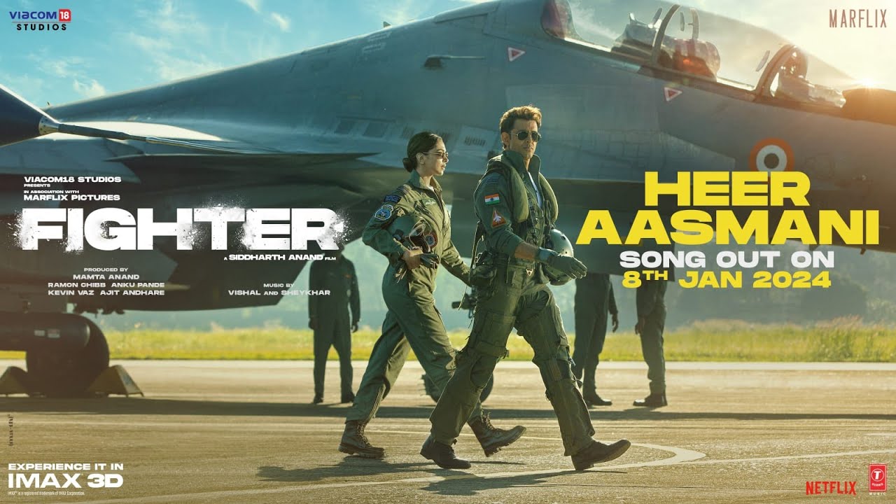 Heer aasmani new lyrics – fighter(2024)