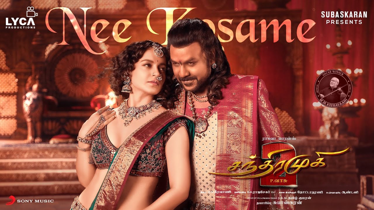 “nee kosame latest & bliss song lyrics-chandramukhi 2